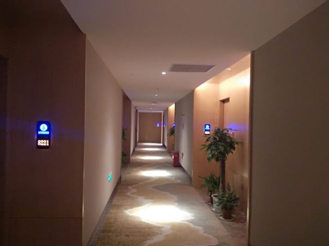 精品商务酒店客房走廊照明设计方案
